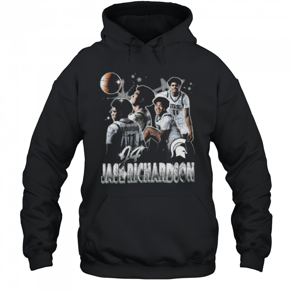 Jase Richardson #04 Michigan State Spartans Basketball T Shirt Hoodie