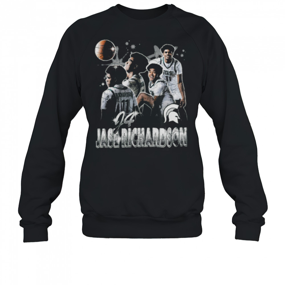 Jase Richardson #04 Michigan State Spartans Basketball T Shirt Sweatshirt