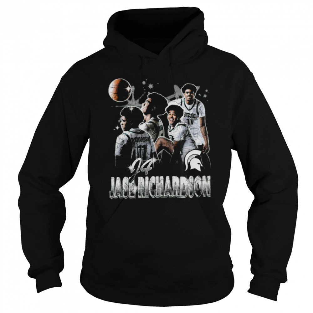 Jase Richardson #04 Michigan State Spartans Basketball T Shirt Sweatshirt