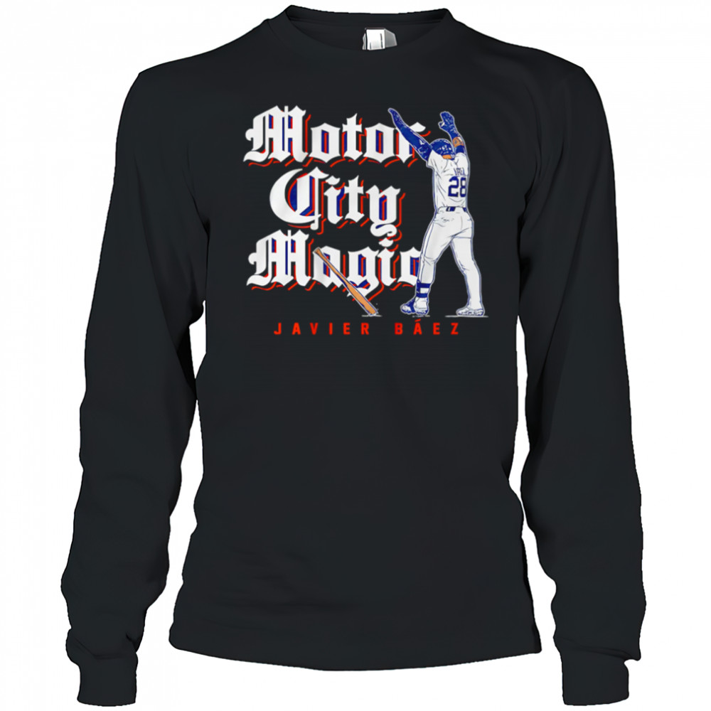 javier Baez Motor City Magic baseball shirt Long Sleeved