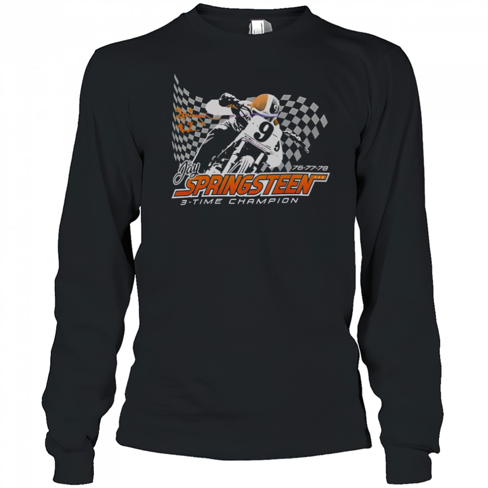 Jay Springsteen Springer Signature 3 Time Champion T-Shirt Long Sleeved