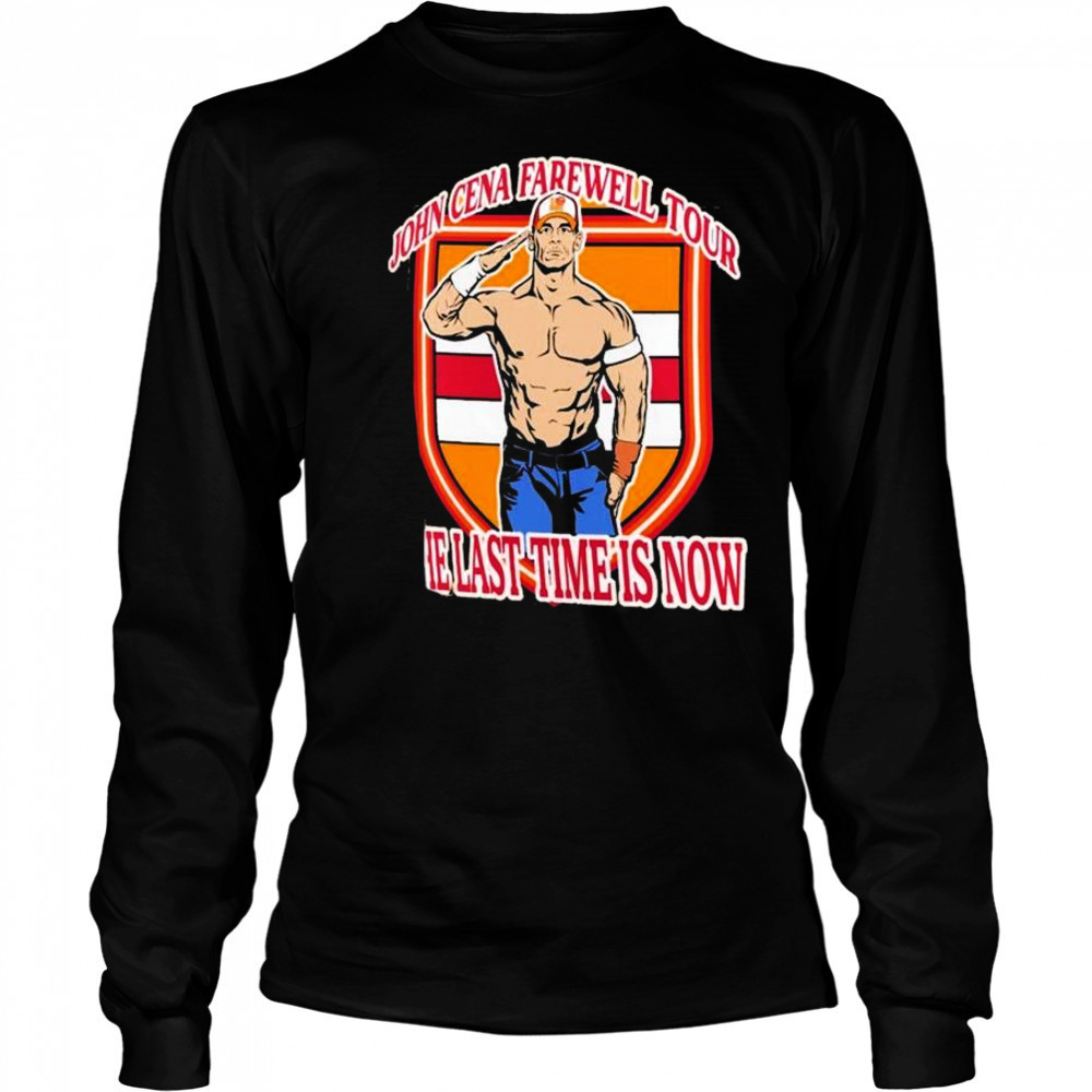 John Cena Farewell Tour 2025 Tampa The Last Time Is Now WWE t-shirt Long Sleeved