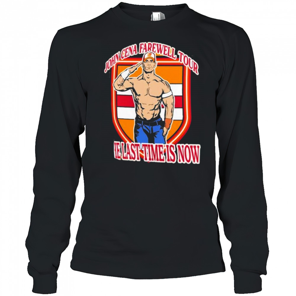 John Cena Farewell Tour 2025 Tampa The Last Time Is Now WWE t-shirt Long Sleeved