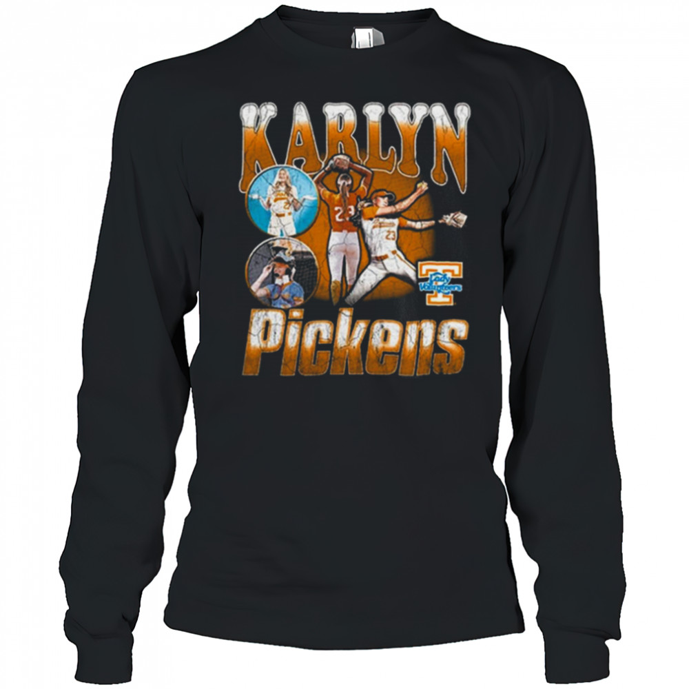 Karlyn Pickens Tennessee Volunteers Softball T Shirt Long Sleeved