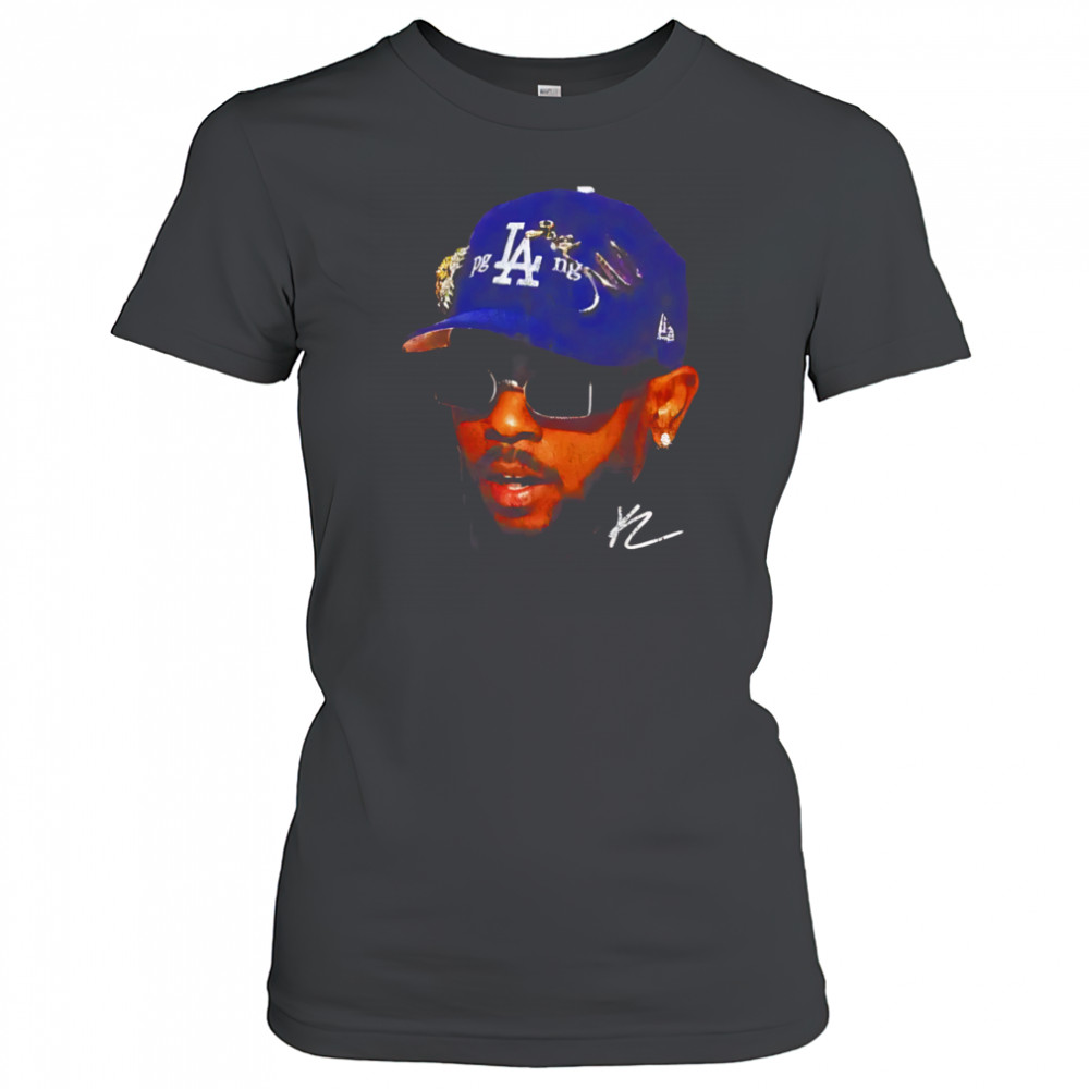 Kendrick Lamar Big head hat LA shirt Women's T-shirt
