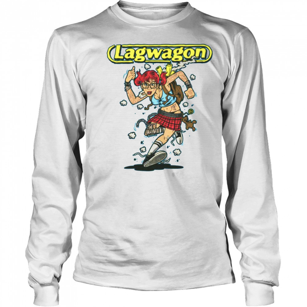 Lagwagon The Vigilante Album Art T Shirt Long Sleeved