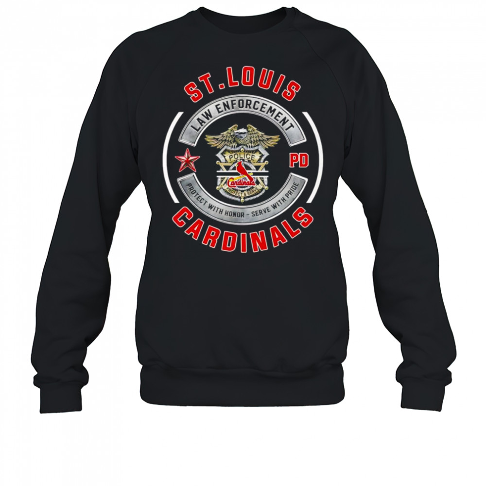 Law Enforcement PD St Louis Cardinals shirt Sweatshirt