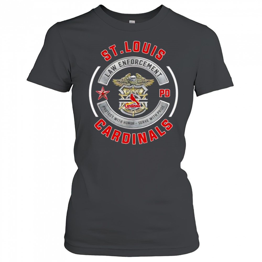 Law Enforcement PD St Louis Cardinals shirt Women's T-shirt