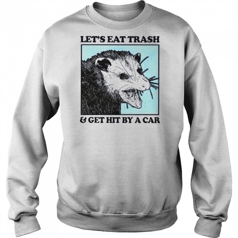 Les’s eat trash & get hit by a Car Shirt Hoodie