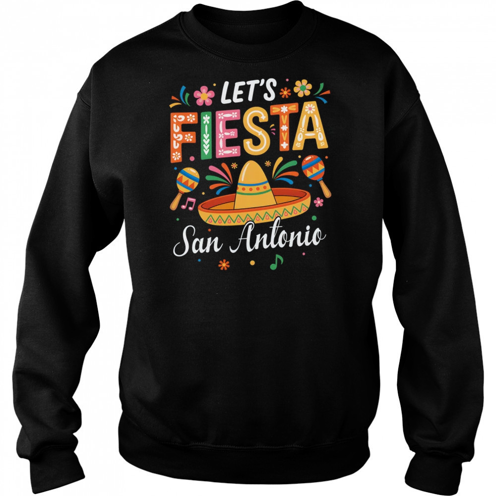 Let's Fiesta San Antonio Texas Mexican Party Cinco De Mayo shirt Hoodie