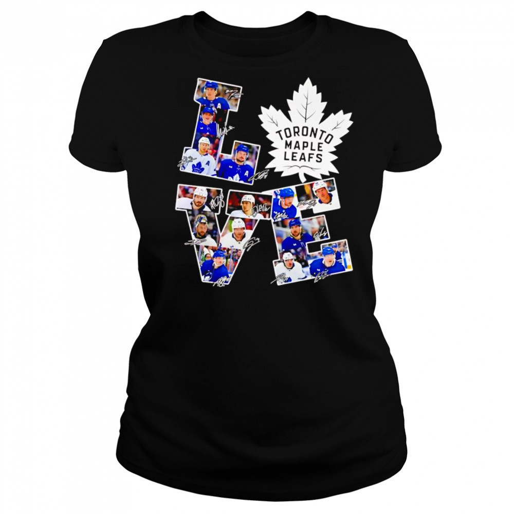 Love Toronto Maple Leafs signature shirt Women's T-shirt