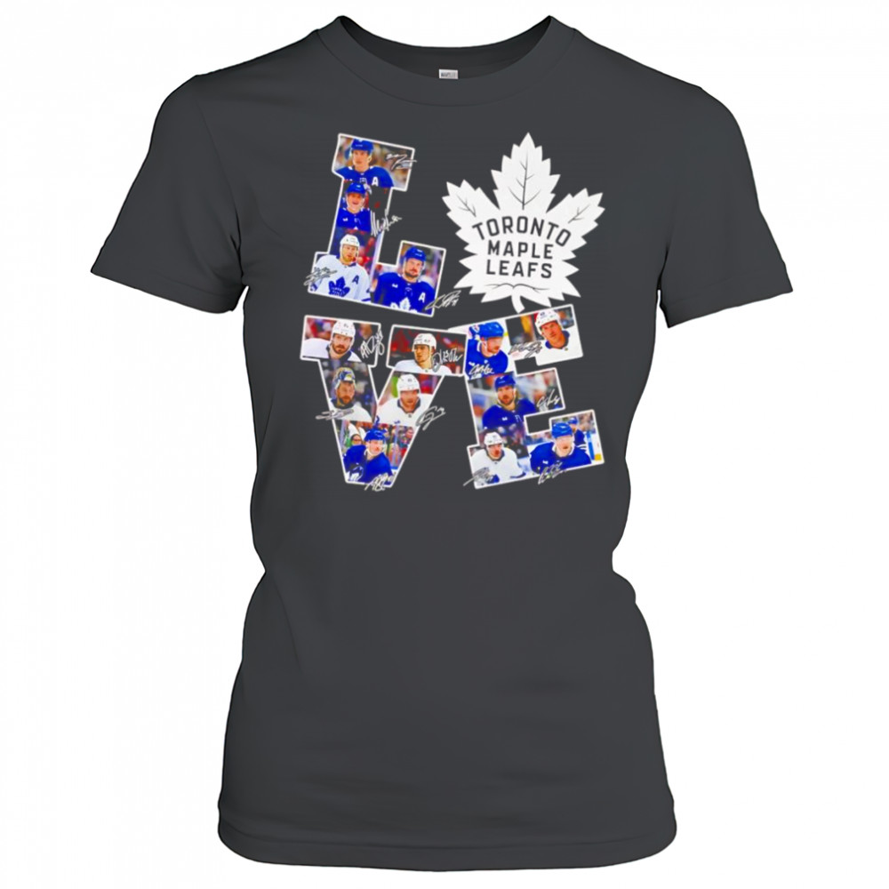 Love Toronto Maple Leafs signature shirt Women's T-shirt