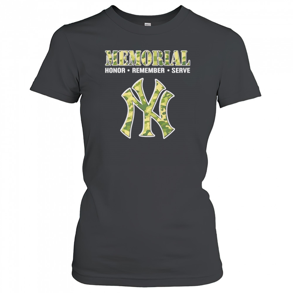 Memorial honor remember serve New York Yankees shirt Women's T-shirt