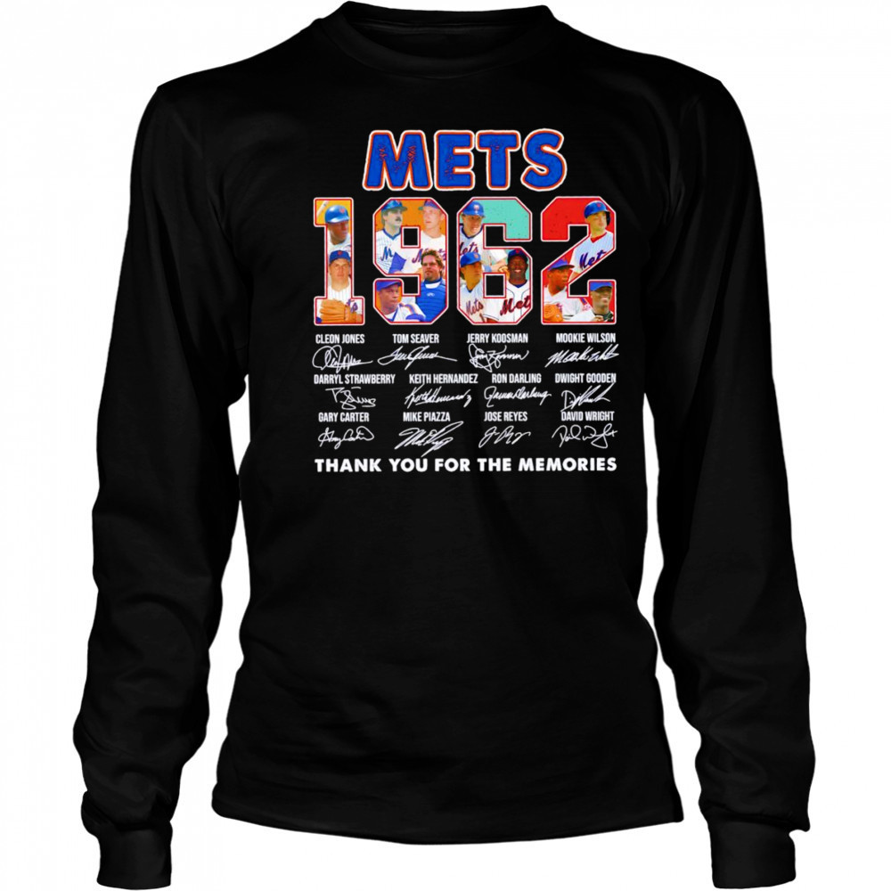 Mets 1962 thank you for the memories shirt Long Sleeved