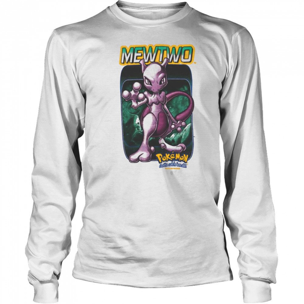 Mewtwo Pokémon T shirt Long Sleeved