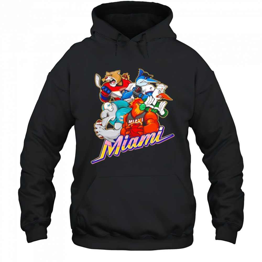Miami sports mascot shirt Hoodie