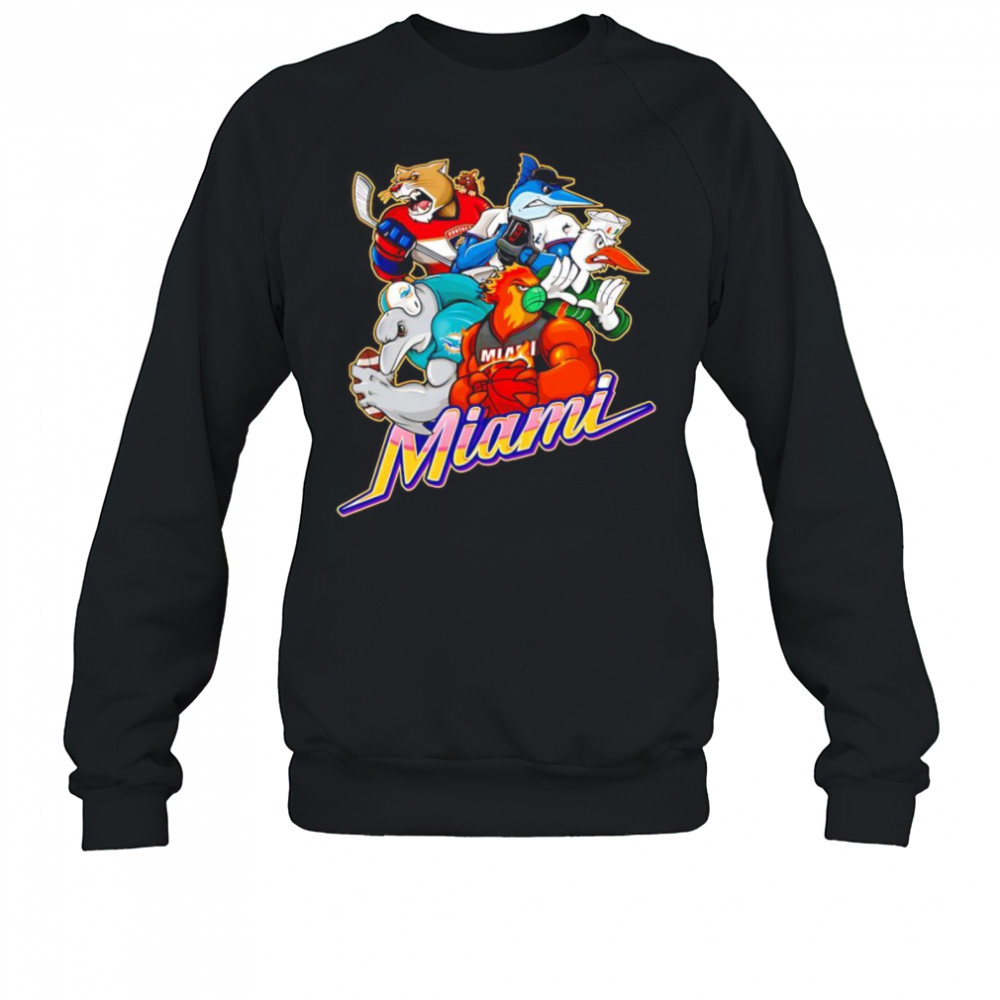 Miami sports mascot shirt Sweatshirt