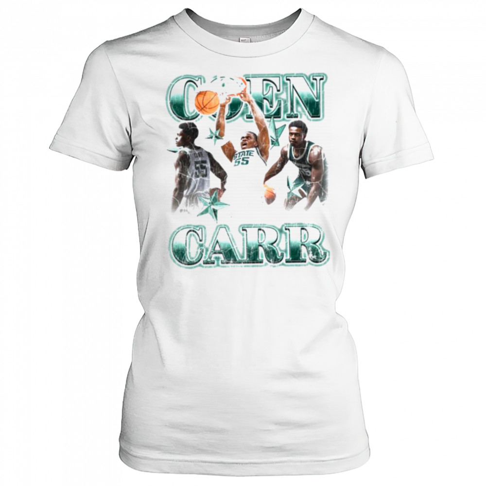 Michigan State Spartans CON CARR 55 STATE Basketball T Shirt Women's T-shirt