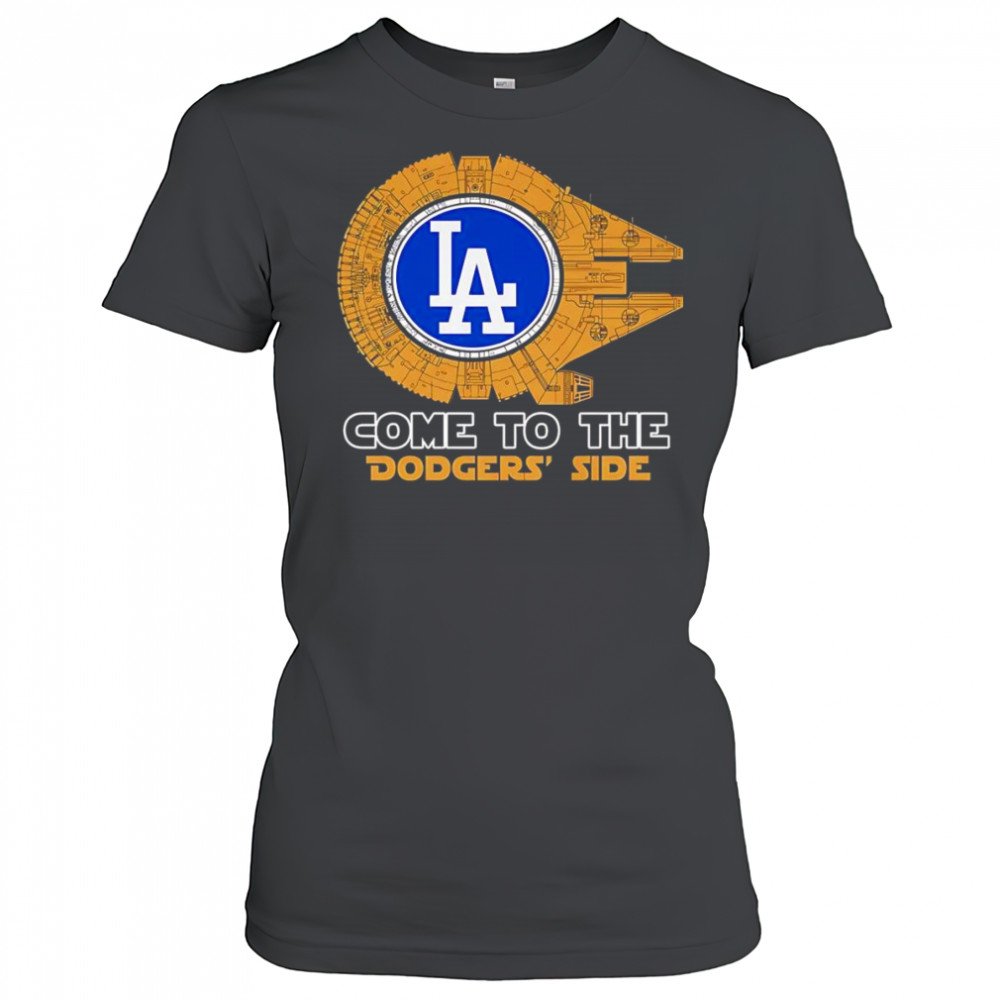 Millennium Falcon come to the Dodgers side shirt Women's T-shirt