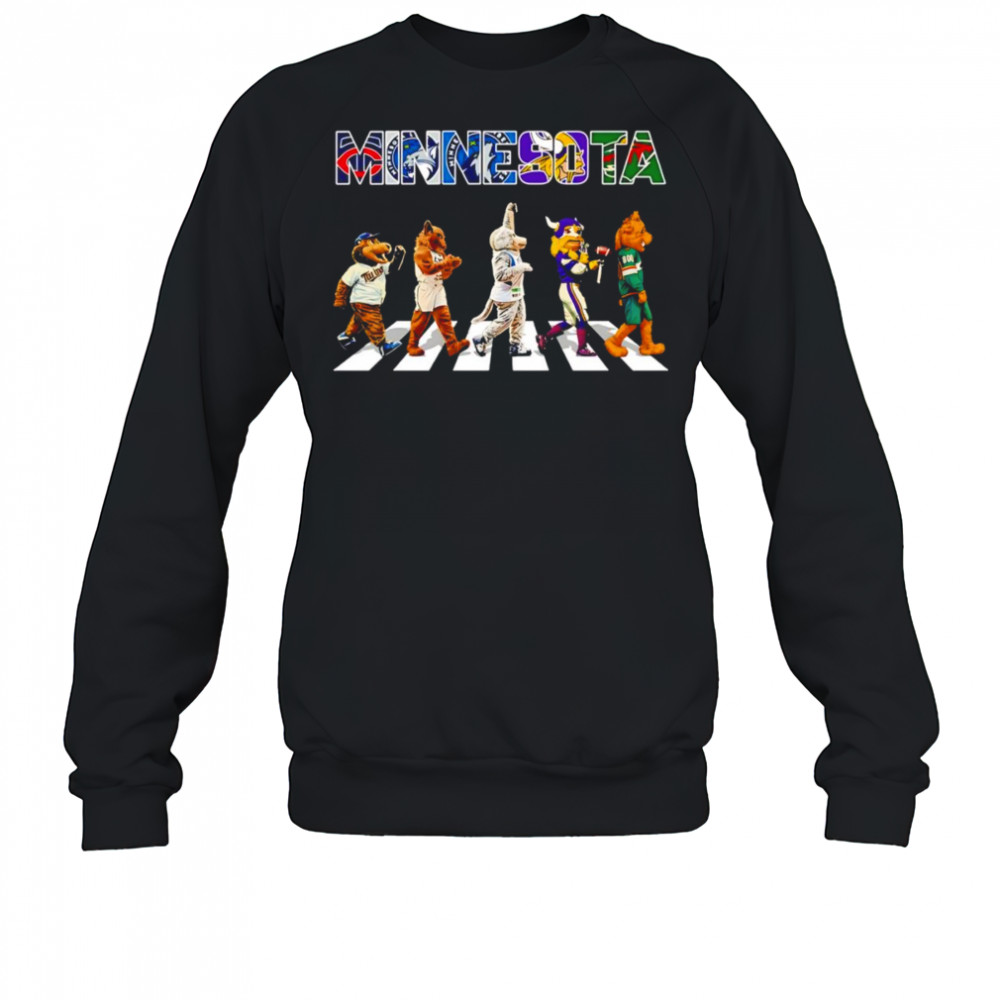 Minnesota sports mascots Abbey Road shirt Sweatshirt