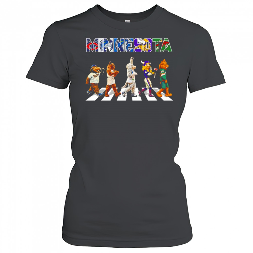 Minnesota sports mascots Abbey Road shirt Women's T-shirt
