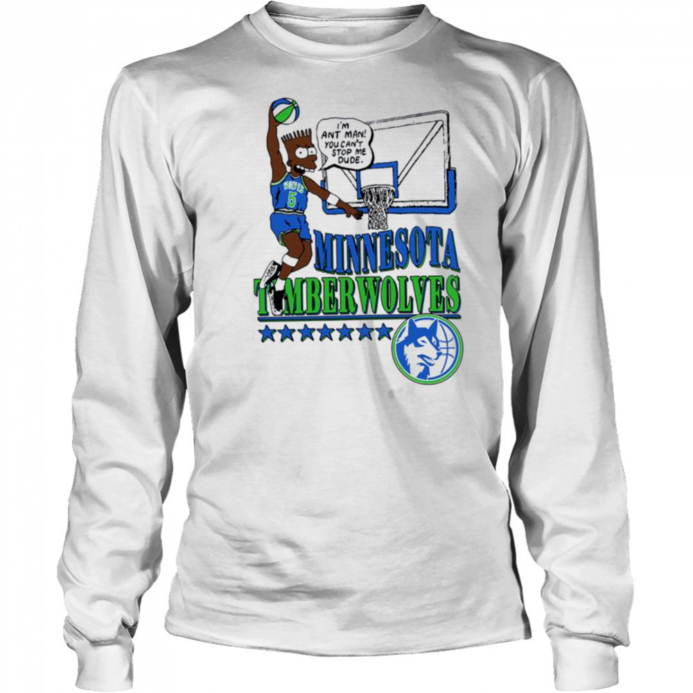 Minnesota Timberwolves I’m Ant Man! Graphic T Shirt Long Sleeved