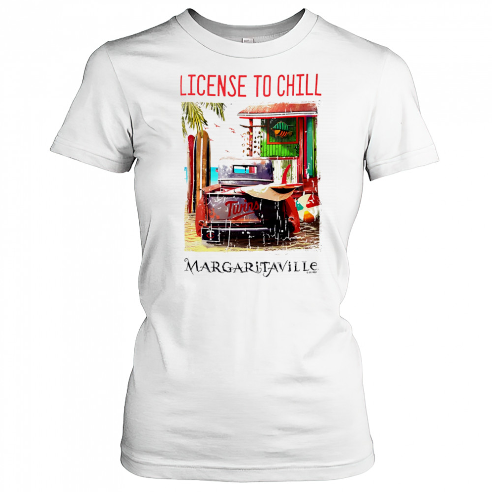Minnesota Twins Margaritaville License to Chill shirt Women's T-shirt