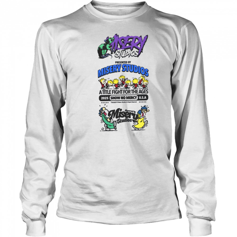 Misery Studios A Title Fight for the Ages T Shirt Long Sleeved