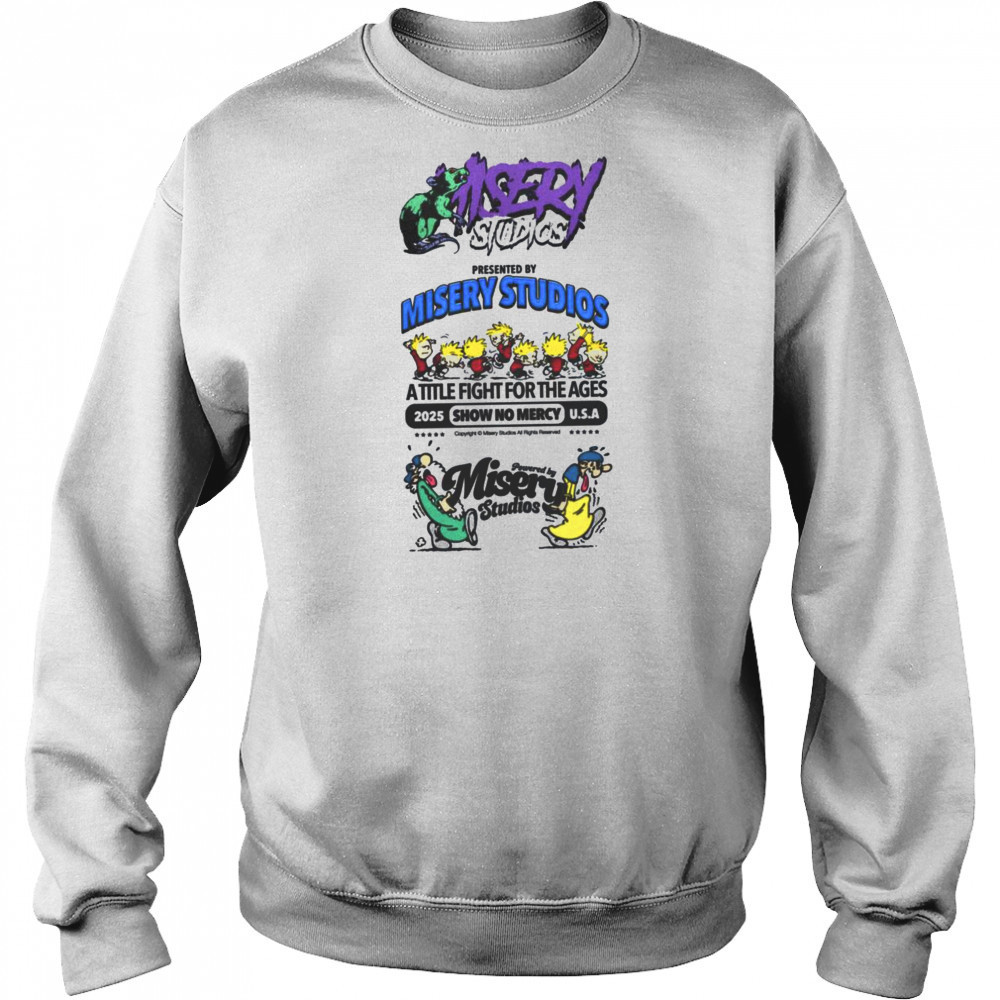 Misery Studios A Title Fight for the Ages T Shirt Hoodie