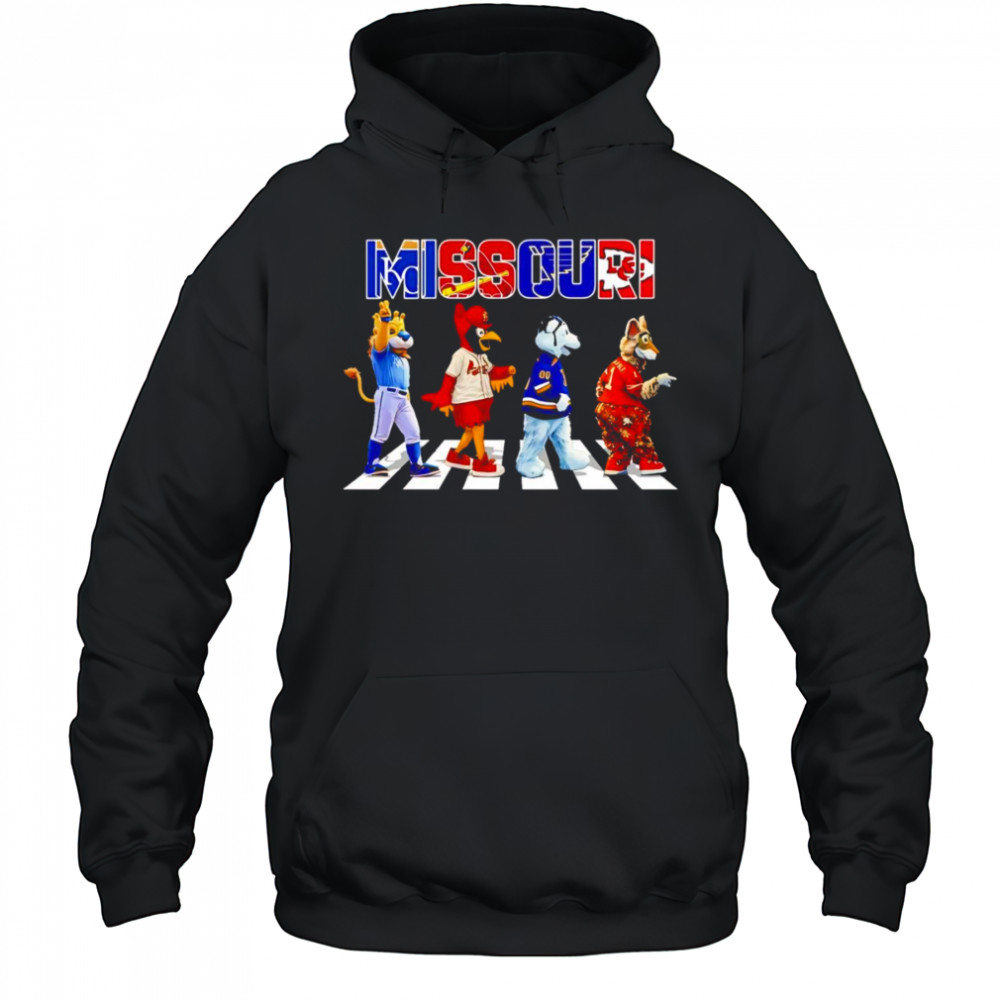 Missouri sports mascot Abbey Road shirt Hoodie