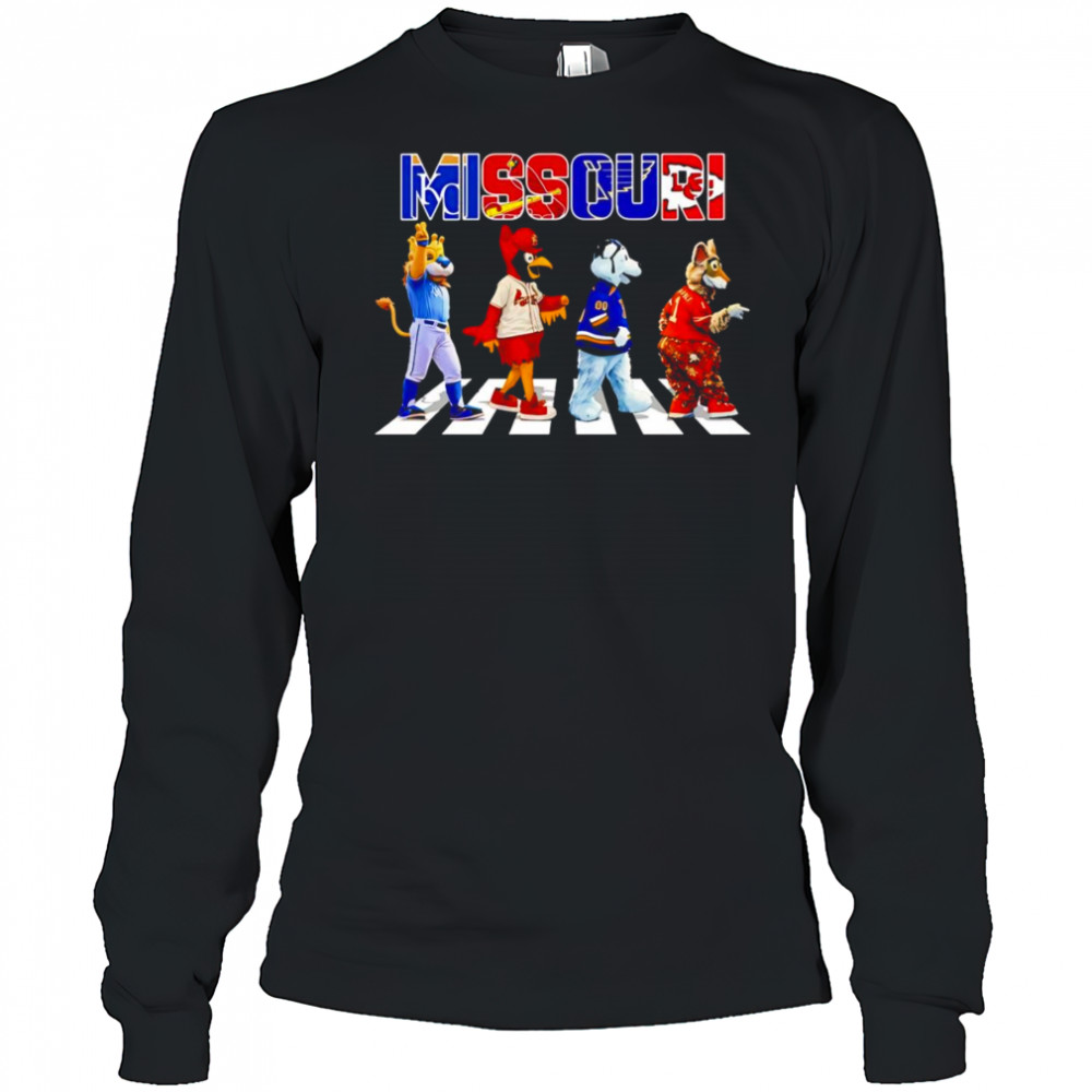 Missouri sports mascot Abbey Road shirt Long Sleeved
