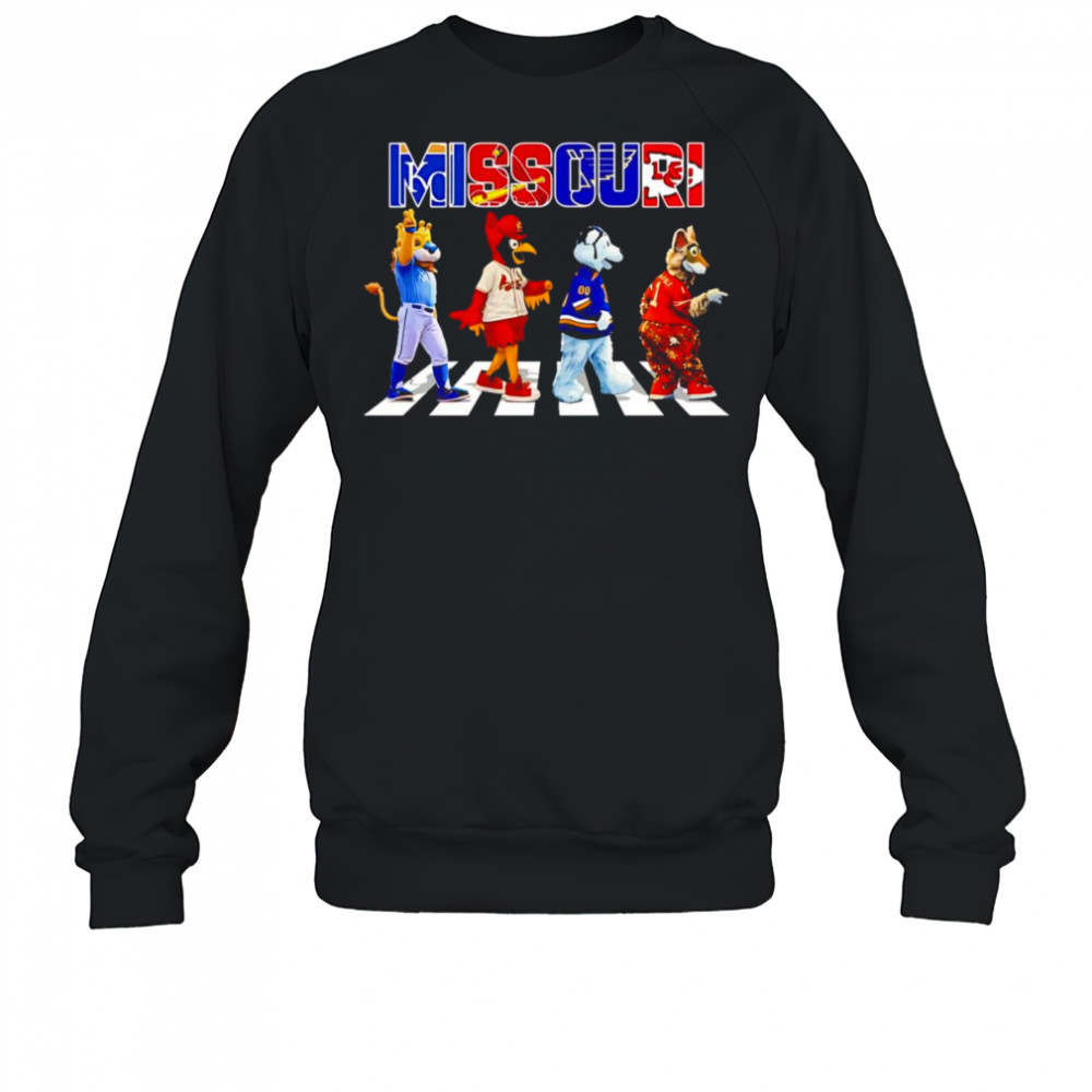 Missouri sports mascot Abbey Road shirt Sweatshirt