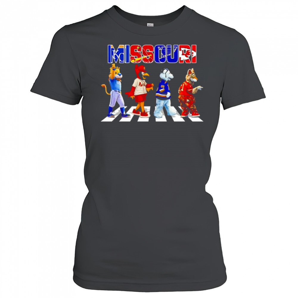 Missouri sports mascot Abbey Road shirt Women's T-shirt