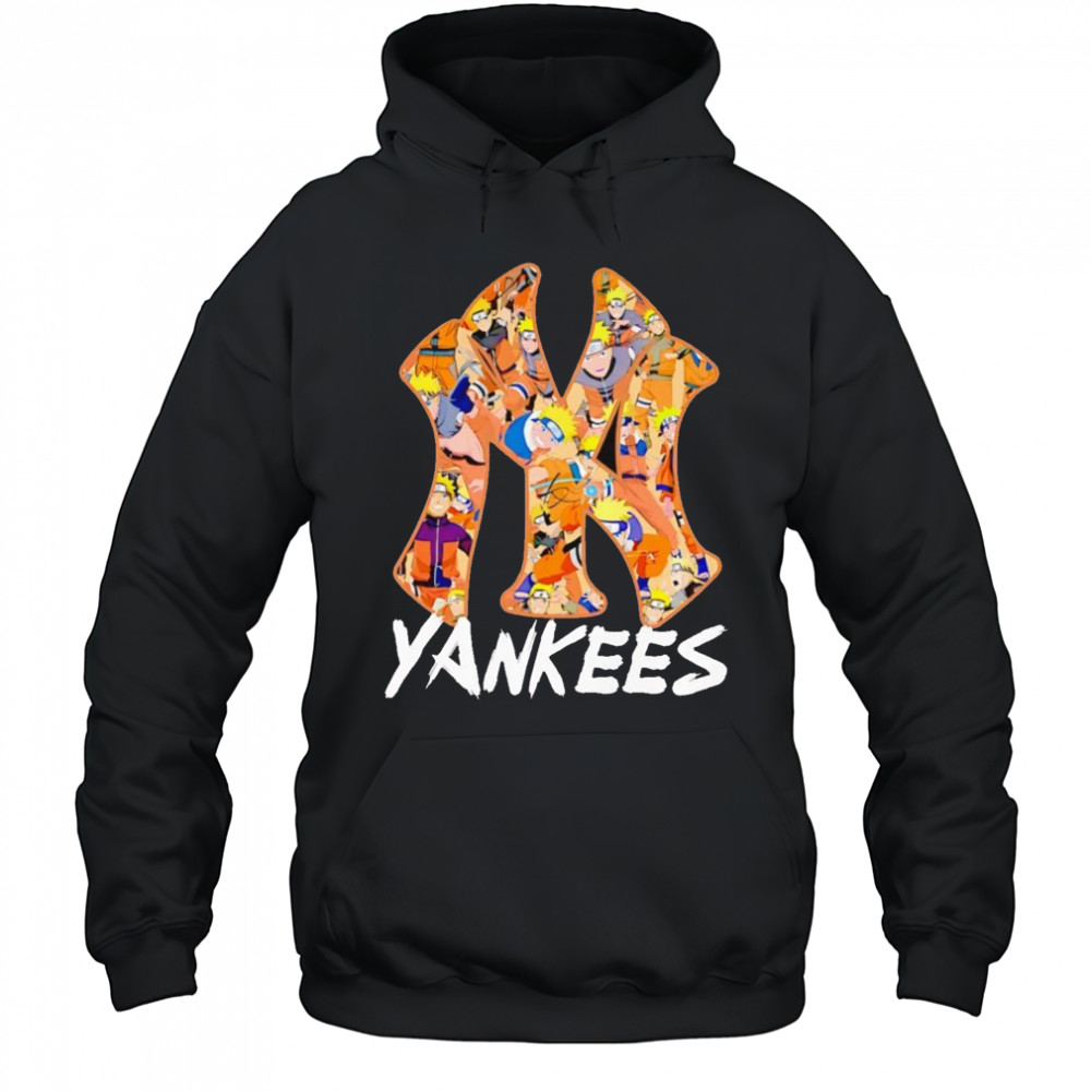 Naruto New York Yankees logo shirt Hoodie