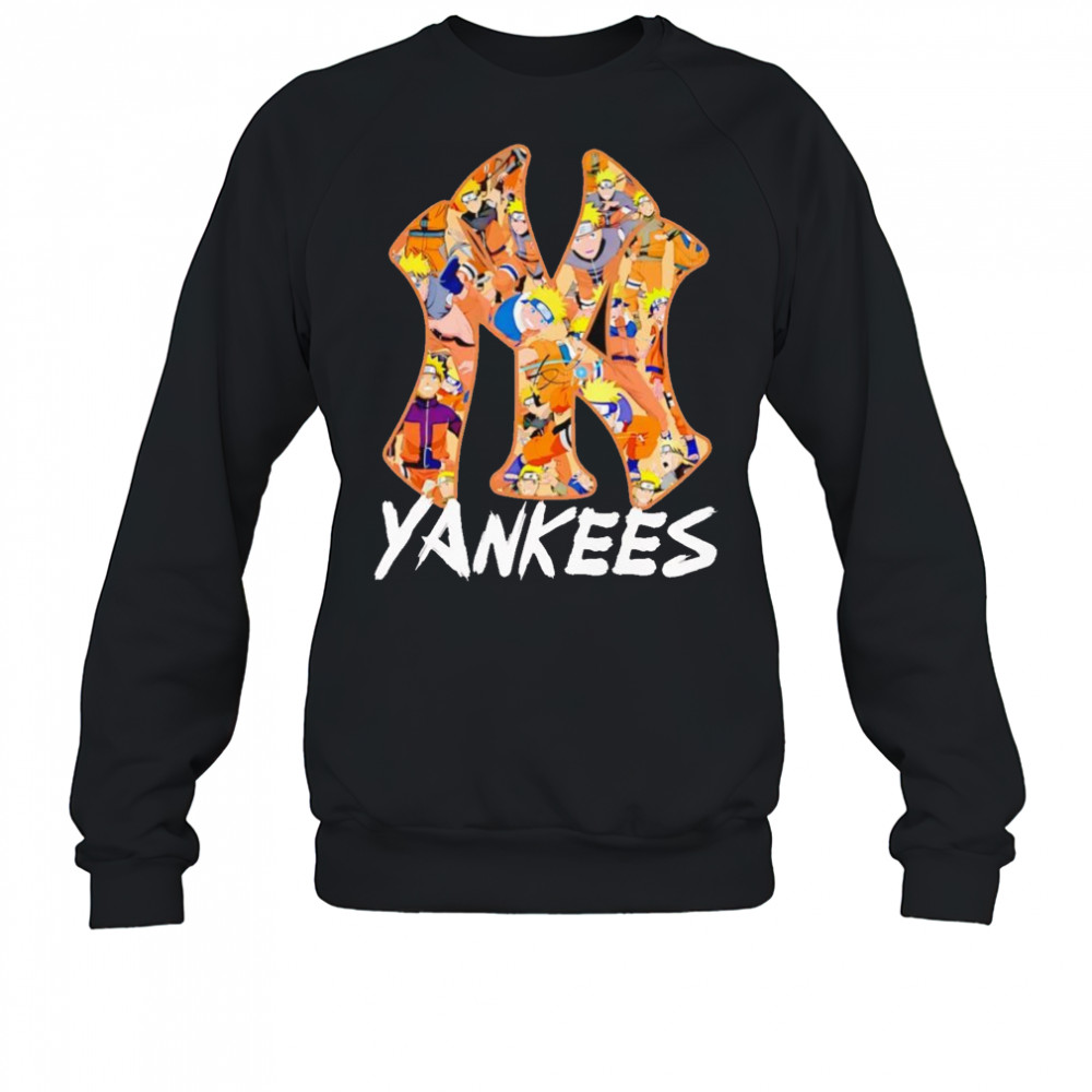 Naruto New York Yankees logo shirt Sweatshirt