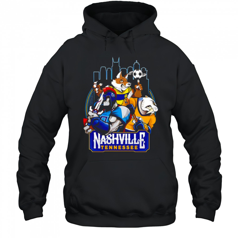 Nashville Tennessee sports mascot shirt Hoodie