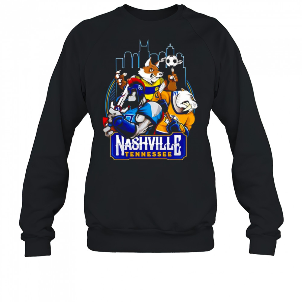 Nashville Tennessee sports mascot shirt Sweatshirt