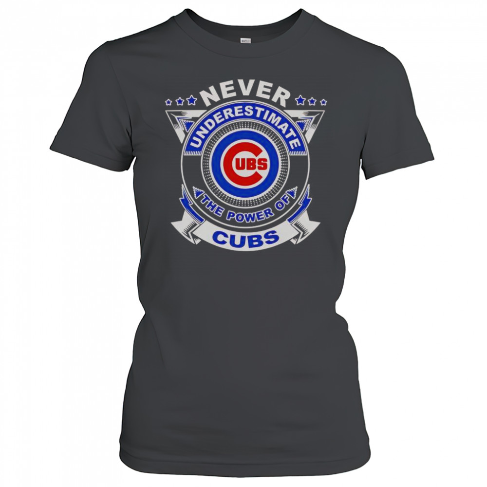 Never Underestimate The Power Of Cubs T-Shirt Women's T-shirt