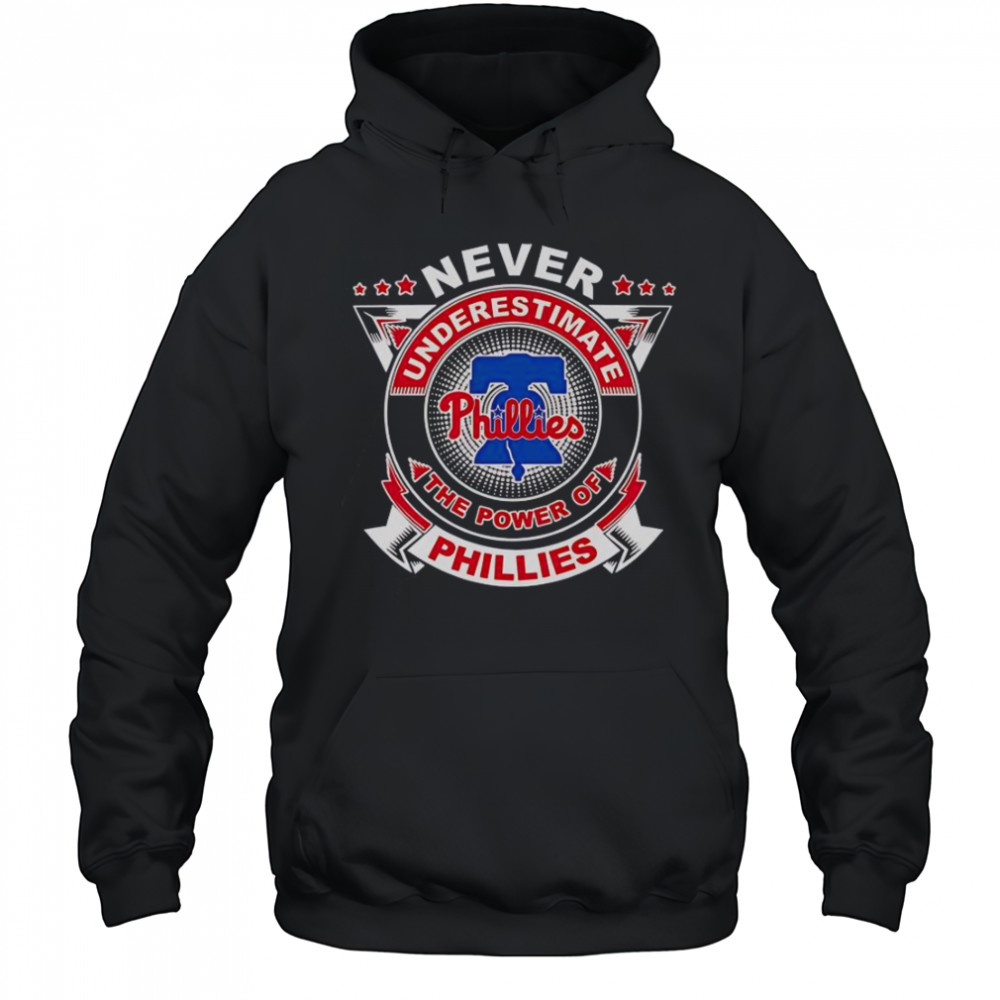 Never Underestimate The Power Of Phillies T-Shirt Hoodie