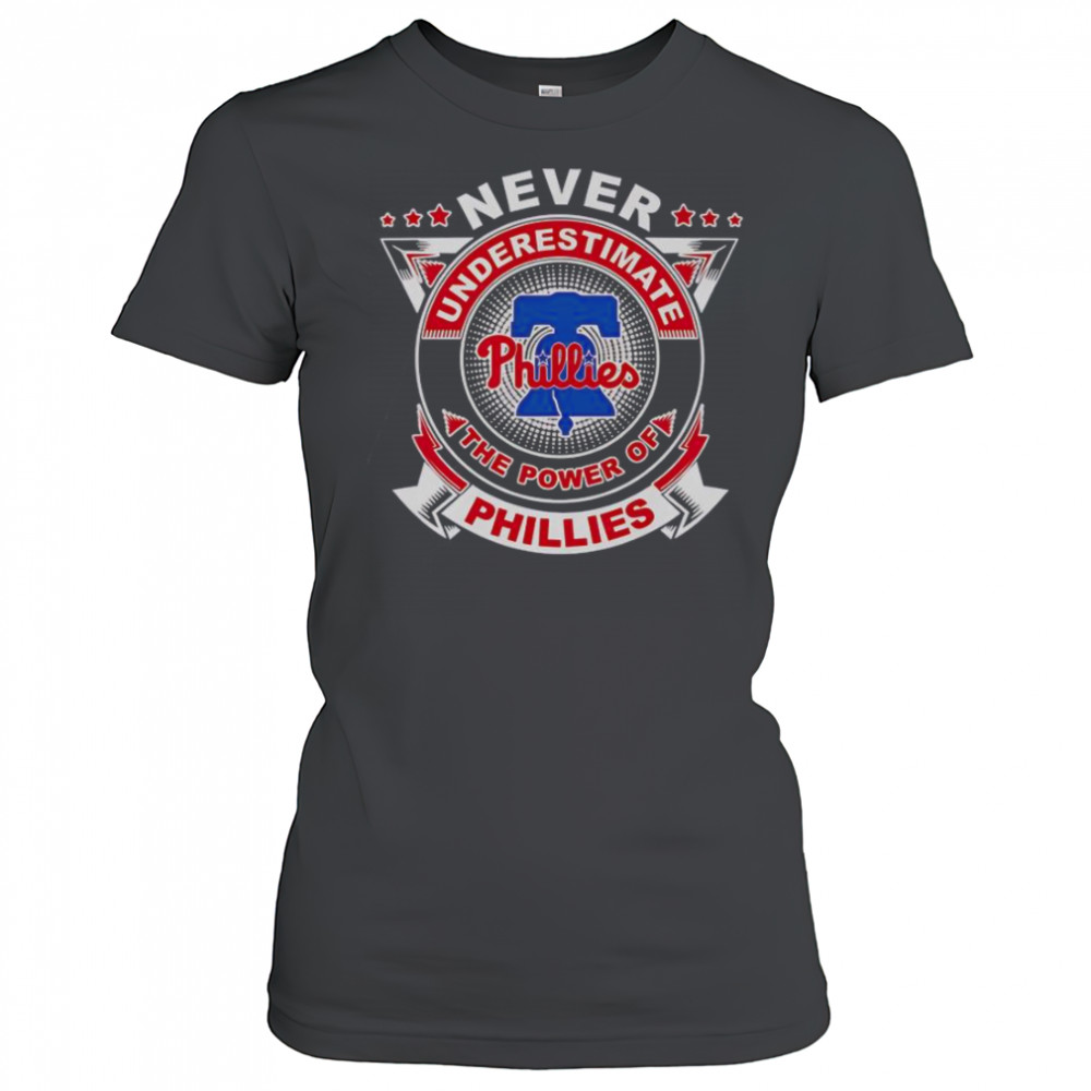 Never Underestimate The Power Of Phillies T-Shirt Women's T-shirt