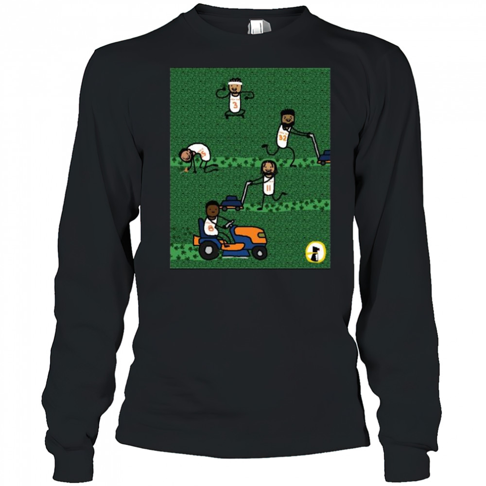 New York Knicks Basketball eliminate the Celtics from the Garden t-shirt Long Sleeved