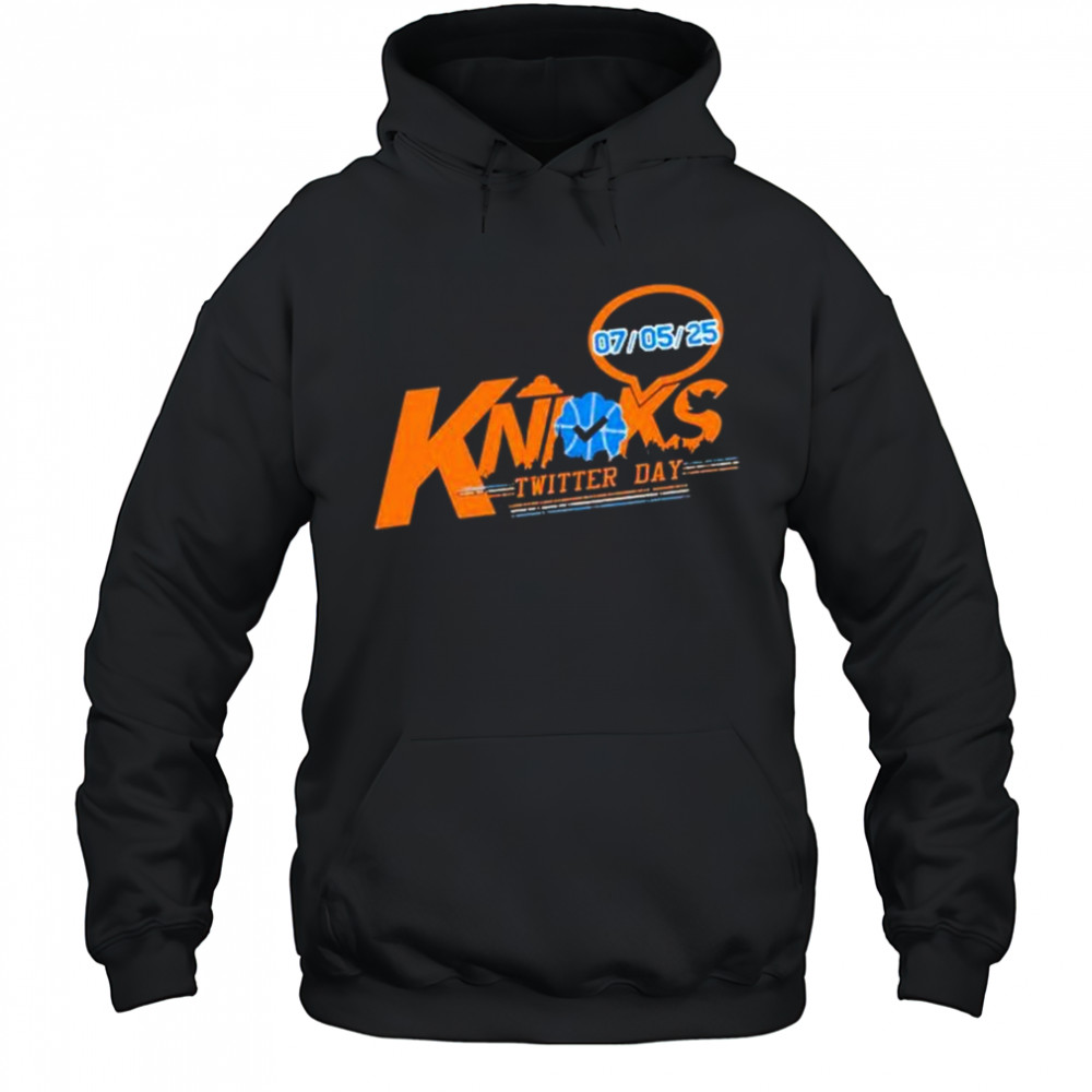 New York Knicks basketball – Knicks Twitter Day May 7 2025 t-shirt Hoodie