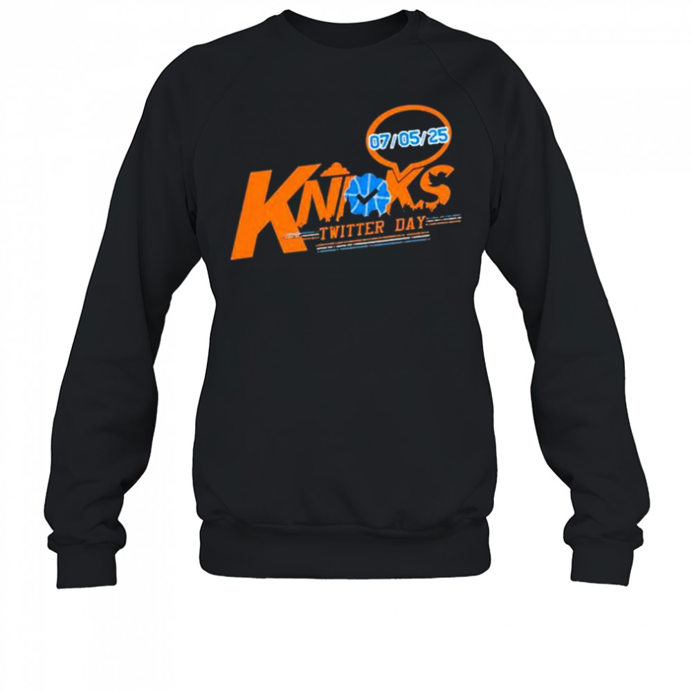 New York Knicks basketball – Knicks Twitter Day May 7 2025 t-shirt Sweatshirt