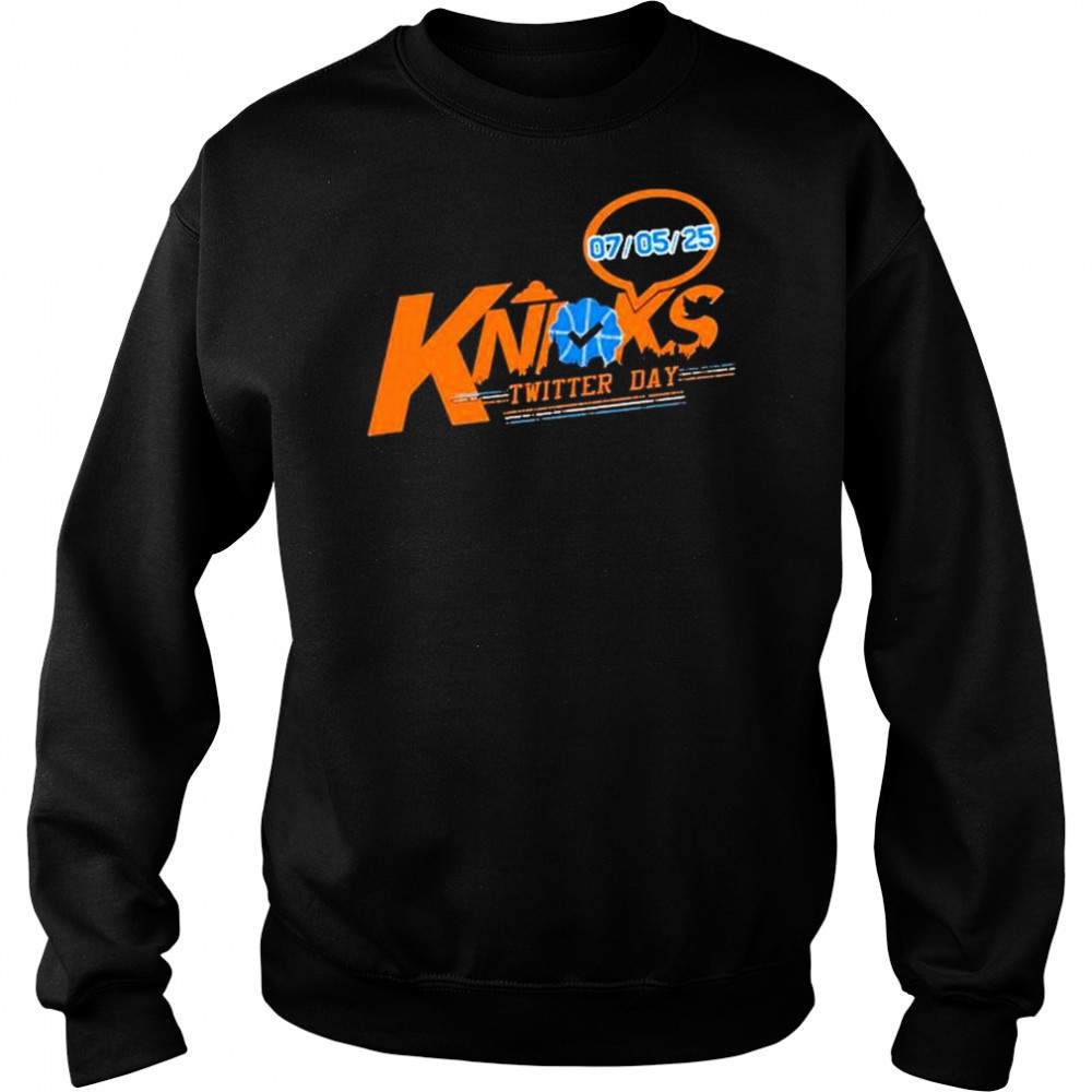 New York Knicks basketball – Knicks Twitter Day May 7 2025 t-shirt Hoodie