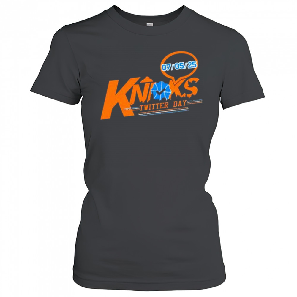 New York Knicks basketball – Knicks Twitter Day May 7 2025 t-shirt Women's T-shirt