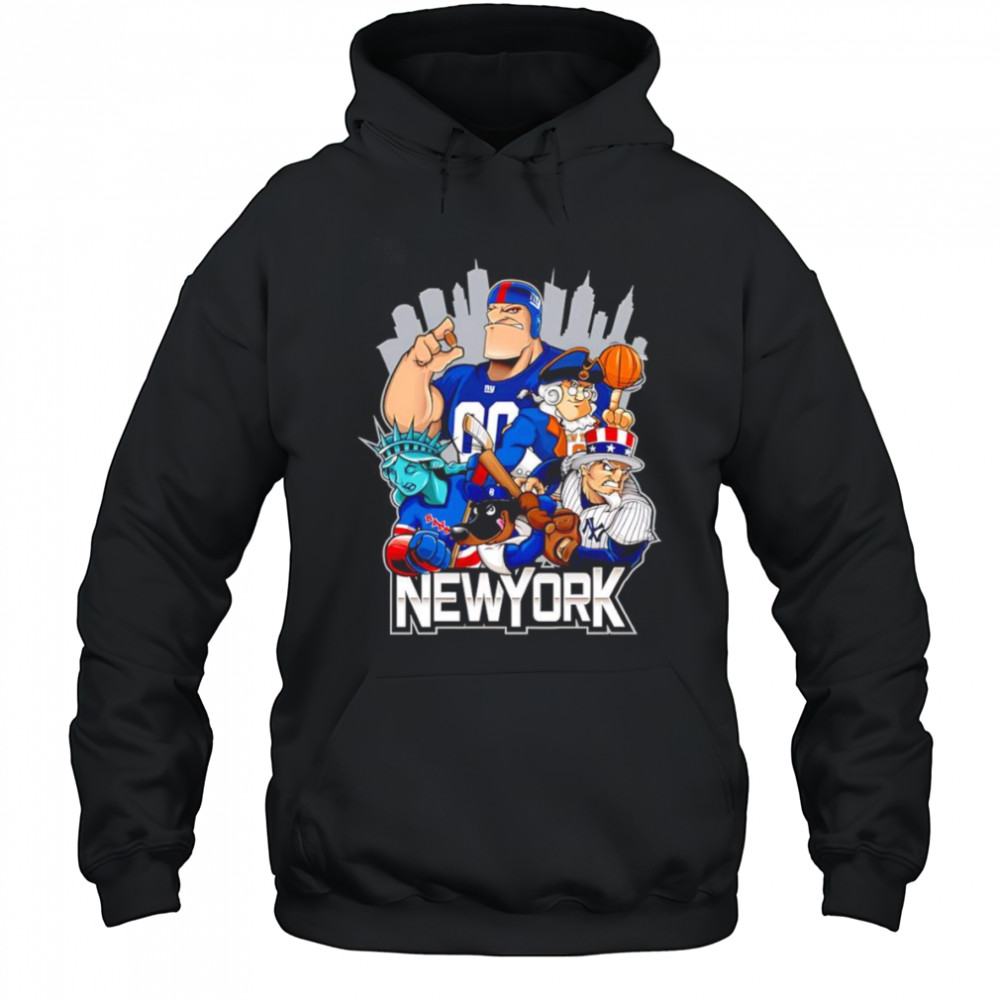 New York sports mascots shirt Hoodie