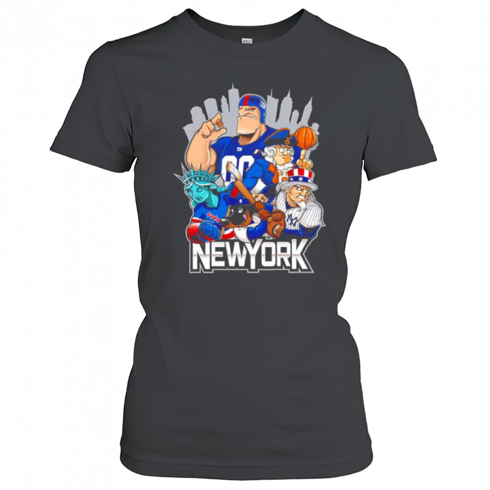 New York sports mascots shirt Women's T-shirt