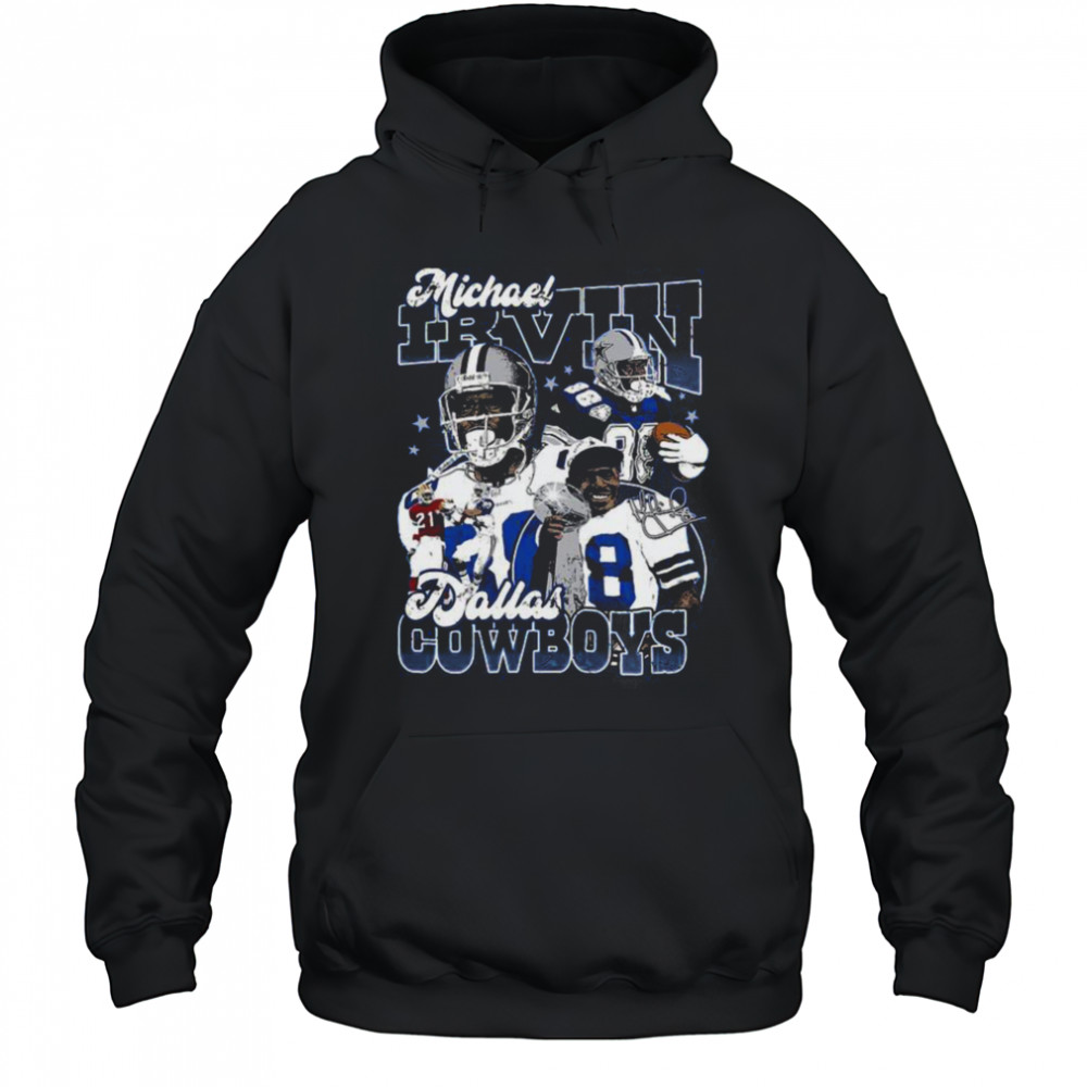 NFL Dallas Cowboys Michael Irvin Fan Apparel T Shirt Hoodie