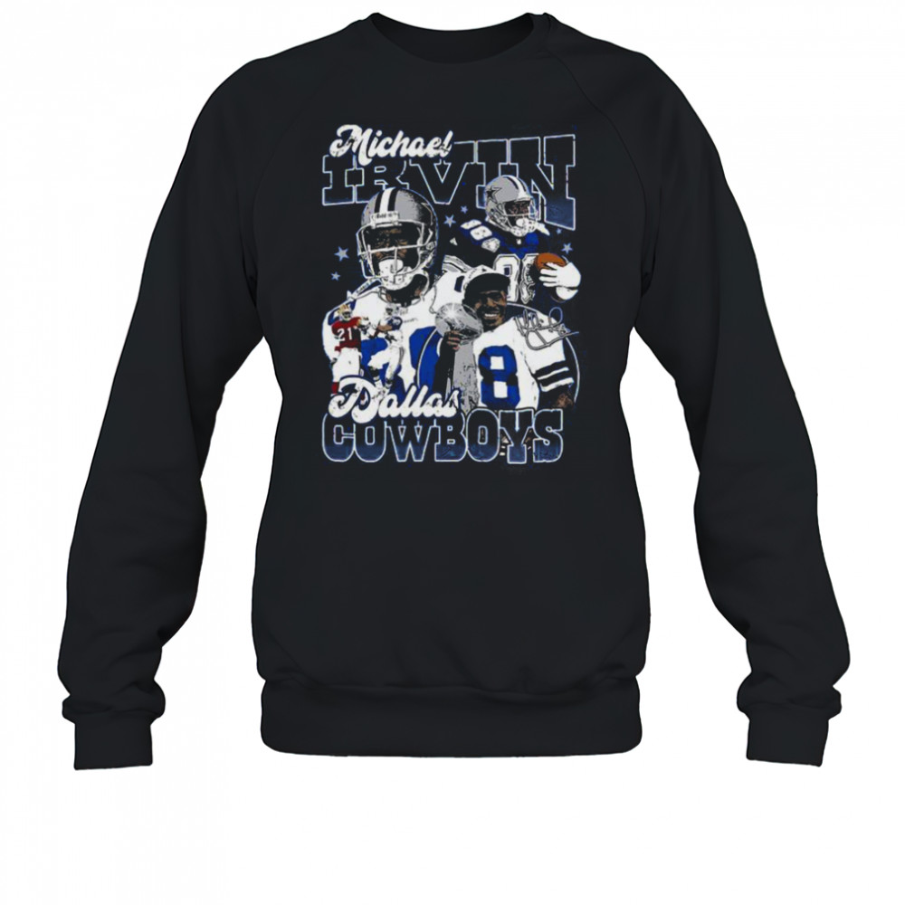NFL Dallas Cowboys Michael Irvin Fan Apparel T Shirt Sweatshirt