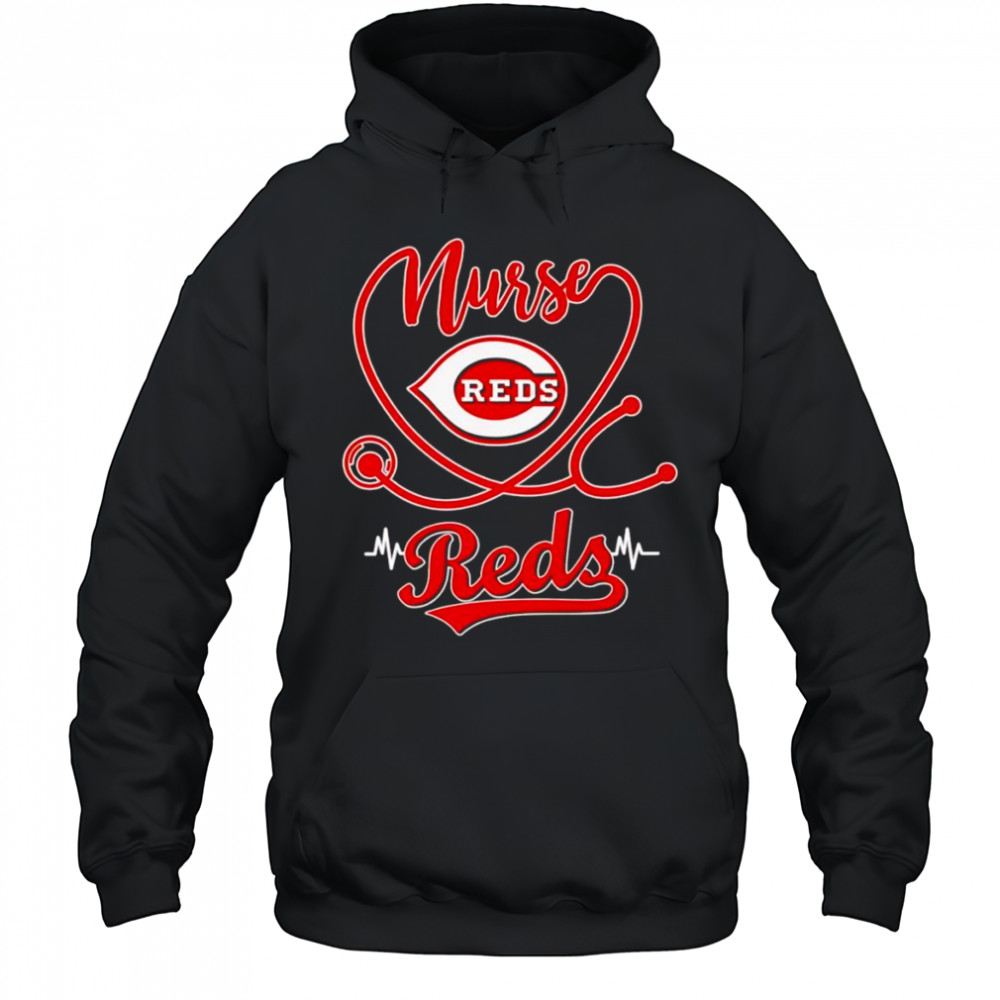 Nurse Cincinnati Reds shirt Hoodie